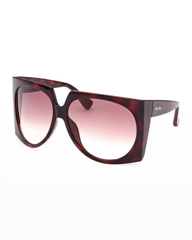 Anne Square Injection Plastic Sunglasses